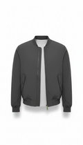 Charcoal Technical Bomber Jacket