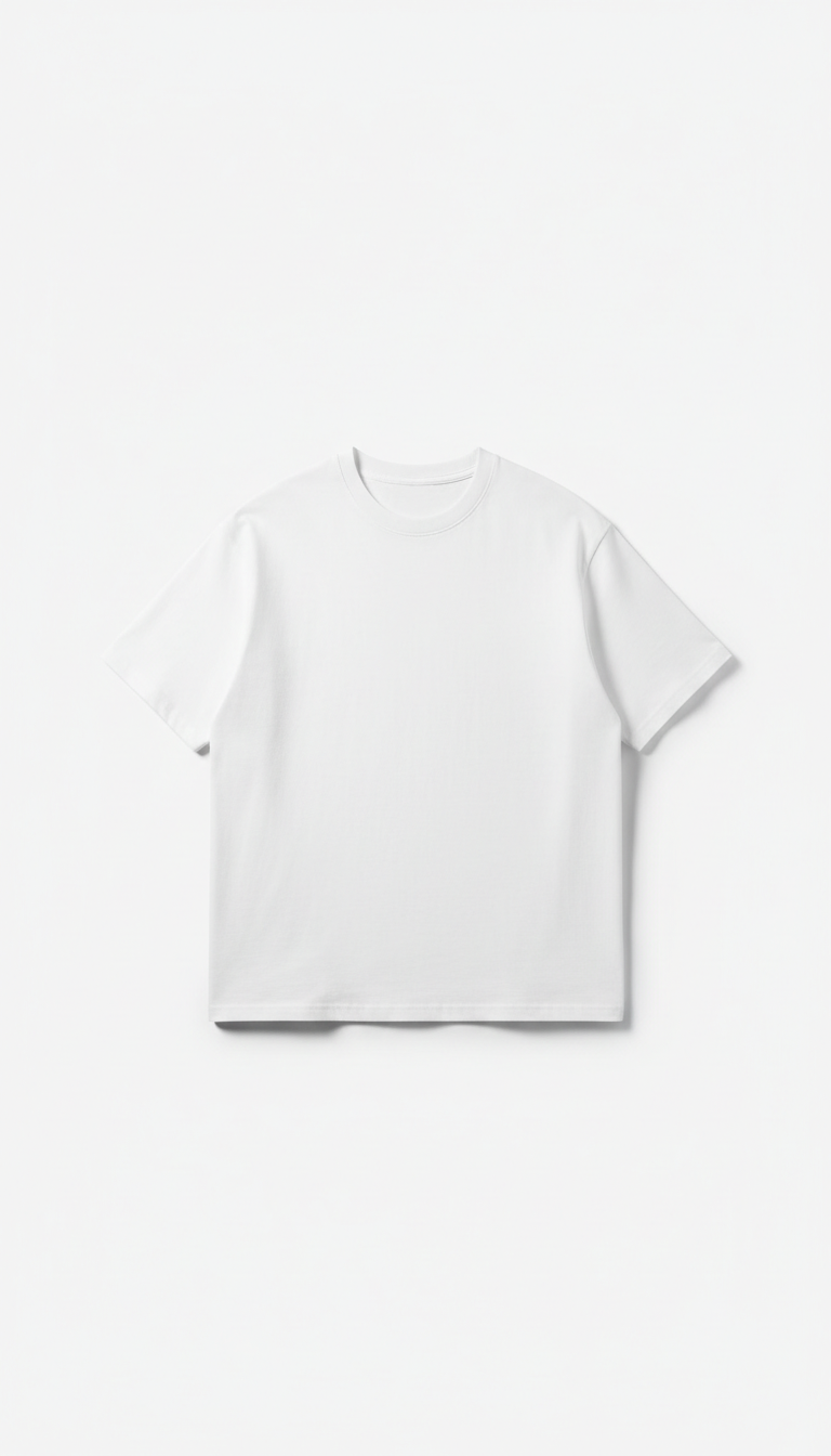 Pure White Oversized Tee